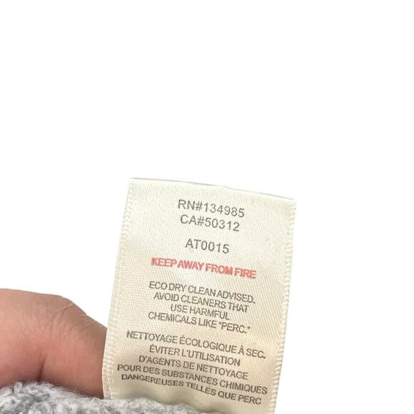 For Love & Lemons Emery Knit Crop‎ Top Cardigan Sweater Gray Size XXS - Picture 12 of 12